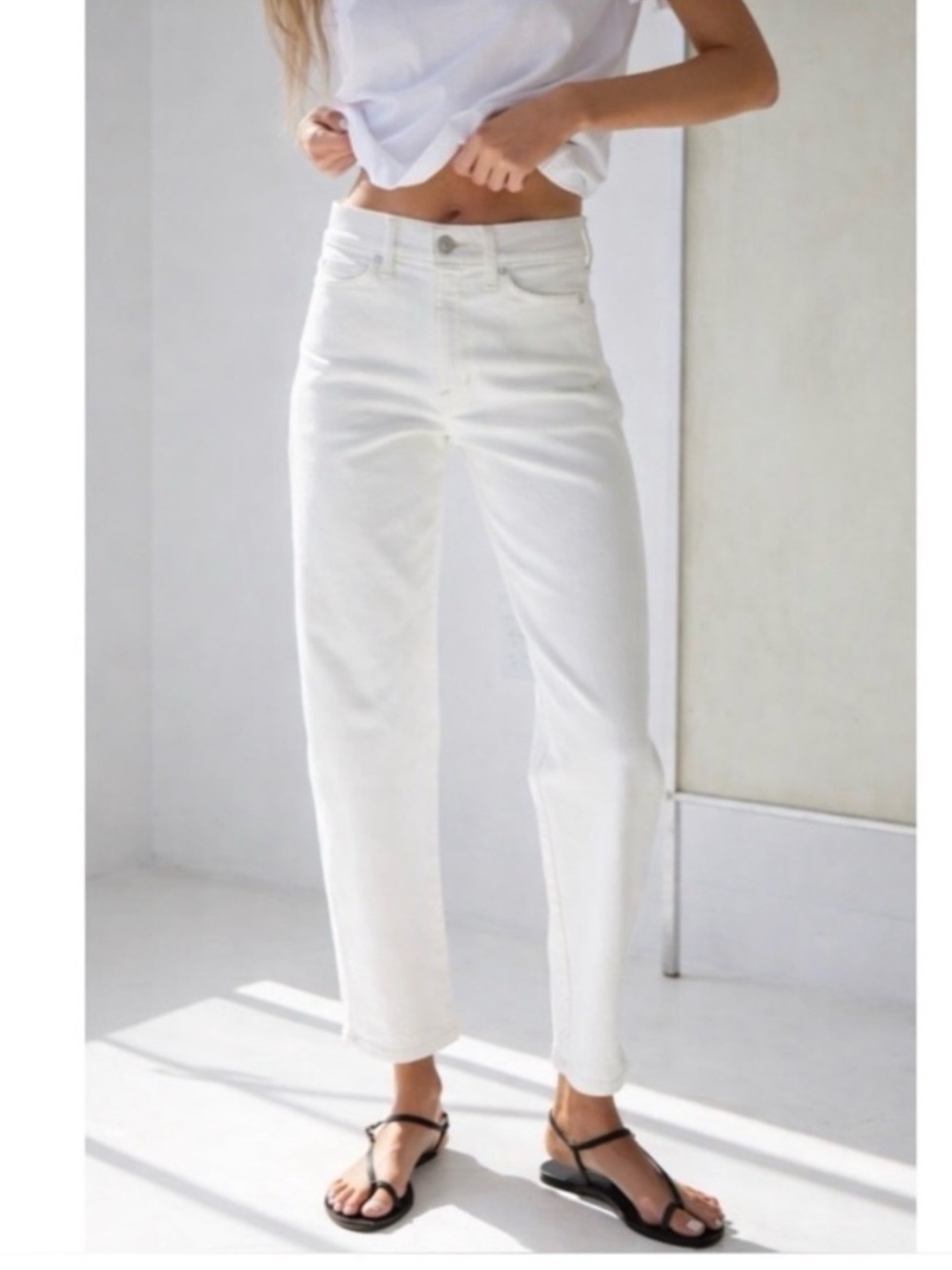 NWOT AYR The Knockout barrel Creme Soda Denim Jeans 32